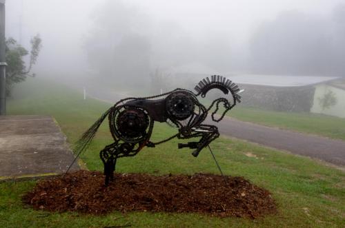 Ephemera in the Mist - sculpture